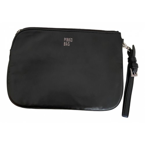 Pre-owned Pinko Clutch Bag In Black