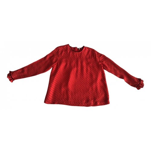 Pre-owned Ganni Shirt In Red