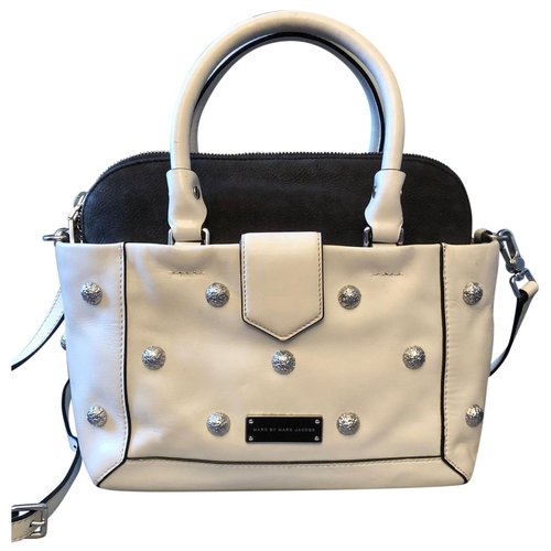 Pre-owned Marc By Marc Jacobs Leather Crossbody Bag In White