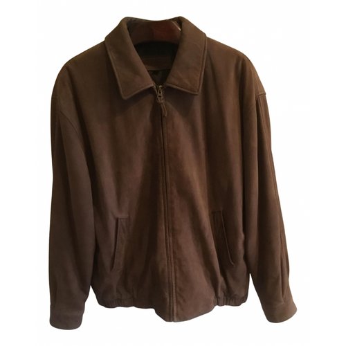 Pre-owned Brooks Brothers Jacket In Brown