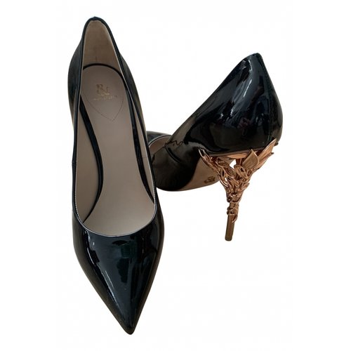 Pre-owned Ralph & Russo Patent Leather Heels In Black