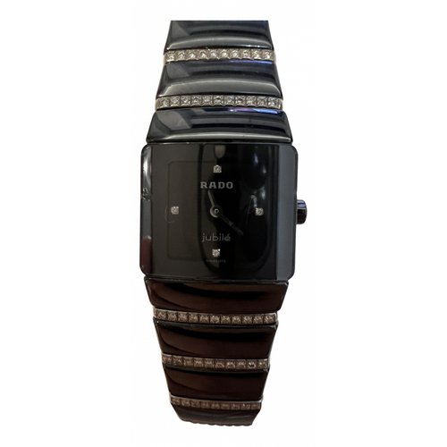 Pre-owned Rado Ceramic Watch In Black