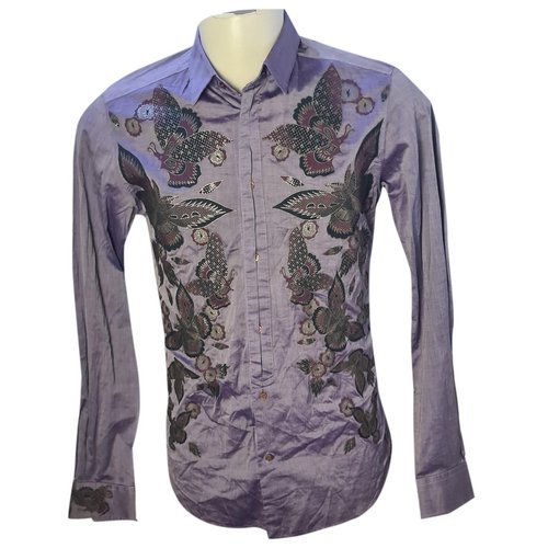 Pre-owned Just Cavalli Shirt In Purple