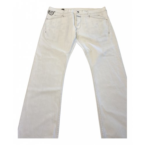 Pre-owned Prada Jeans In White