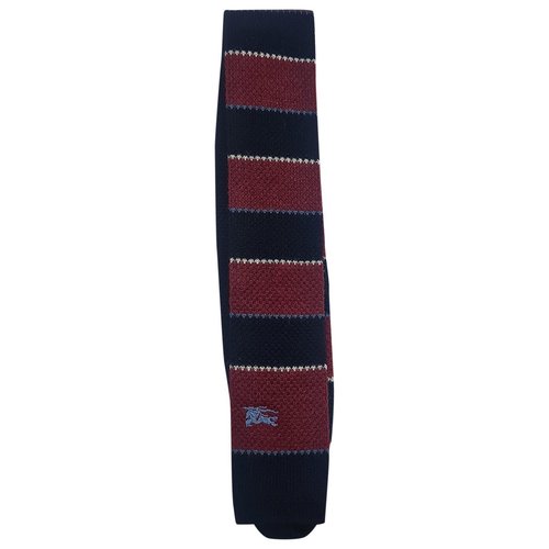 Pre-owned Burberry Wool Tie In Multicolour