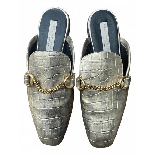 Pre-owned Stella Mccartney Leather Sandals In Gold