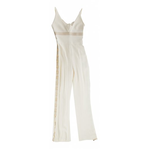 Pre-owned David Koma Jumpsuit In White