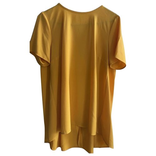 Pre-owned Michael Kors Blouse In Yellow