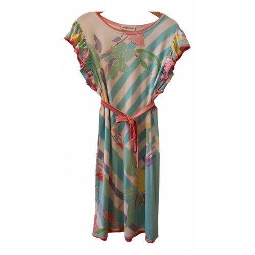 Pre-owned Leonard Mid-length Dress In Multicolour