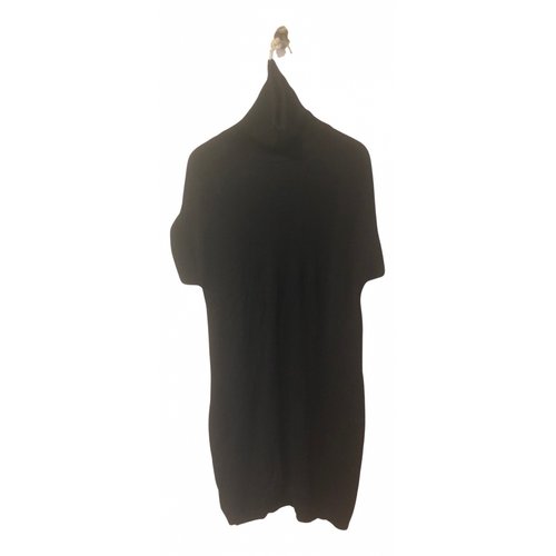 Pre-owned Hoss Intropia Wool Mid-length Dress In Black