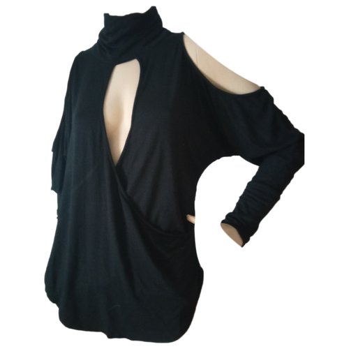 Pre-owned Haute Hippie Blouse In Black