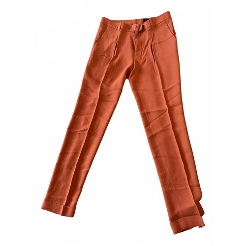 Pre-owned Gucci Carot Pants In Orange