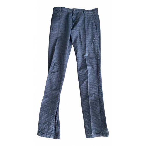 Pre-owned Altea Trousers In Blue