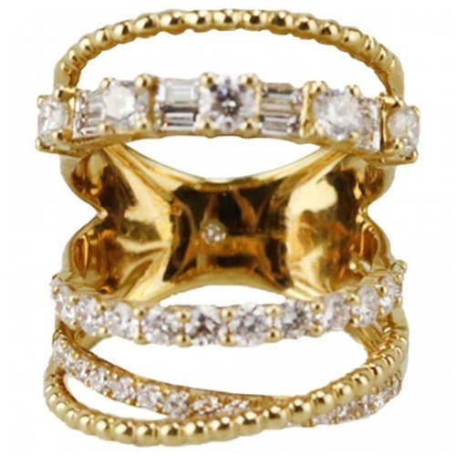 Pre-owned Shay Jewelry Yellow Gold Ring In Metallic