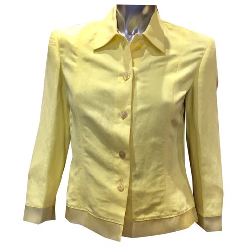 Pre-owned Cerruti 1881 Short Vest In Yellow