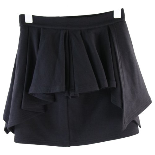 Pre-owned Alexandre Vauthier Skirt In Black
