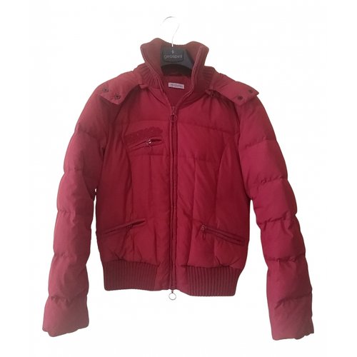 Pre-owned Max & Co Puffer In Red