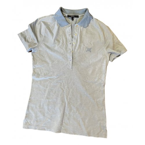Pre-owned Gucci Polo In Grey