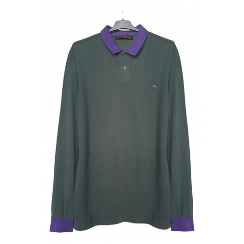 Pre-owned Etro Polo Shirt In Green