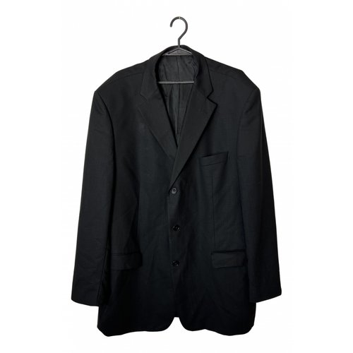 Pre-owned Balmain Wool Jacket In Black