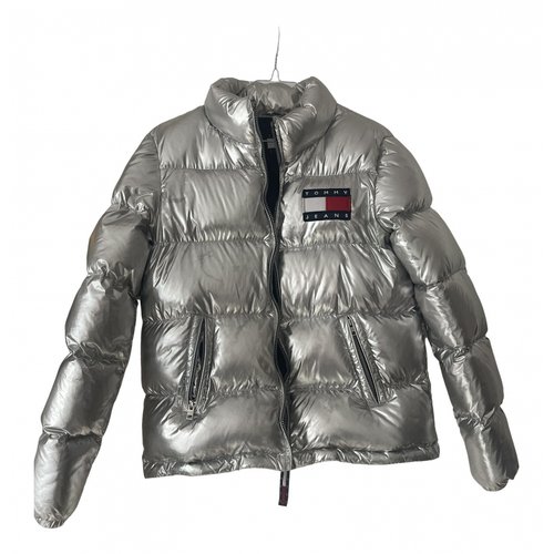 Pre-owned Tommy Hilfiger Puffer In Silver | ModeSens