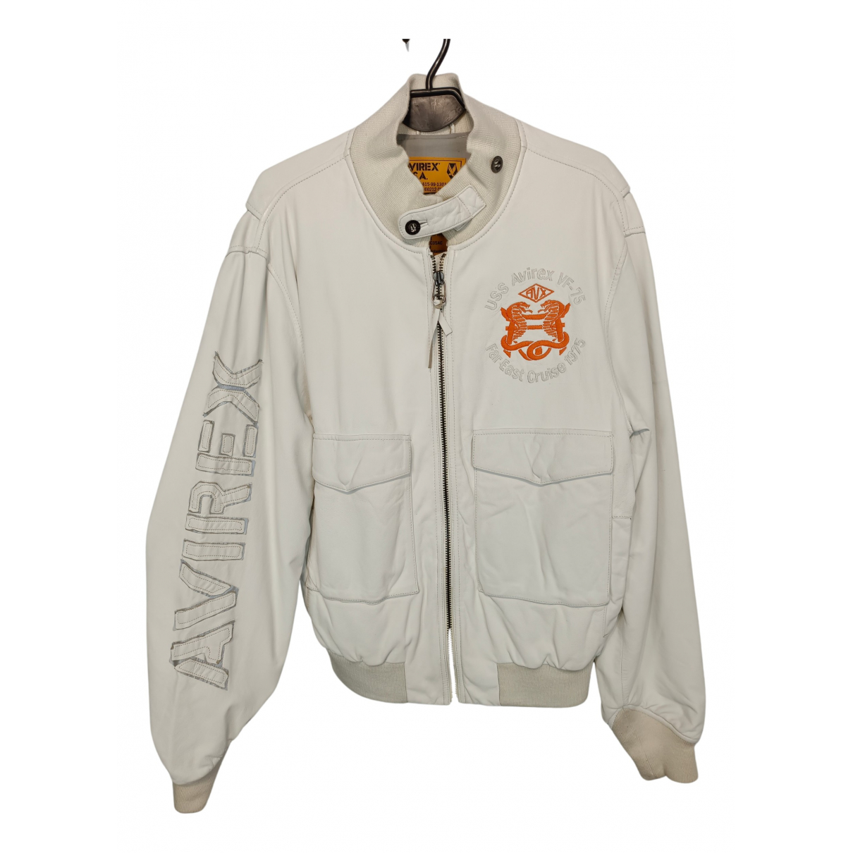 Pre-owned Avirex Leather Jacket In 