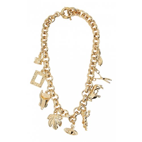 Pre-owned Vivienne Westwood Necklace In Gold