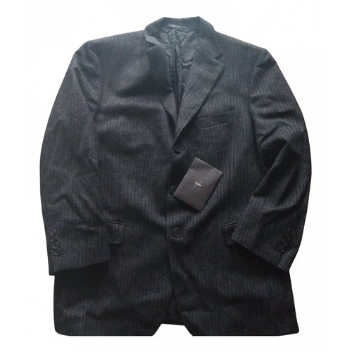 Pre-owned Zegna Wool Jacket In Black