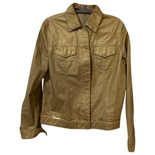 Pre-owned Emanuel Ungaro Short Vest In Gold