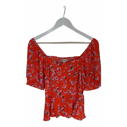 Pre-owned Whistles Blouse In Orange