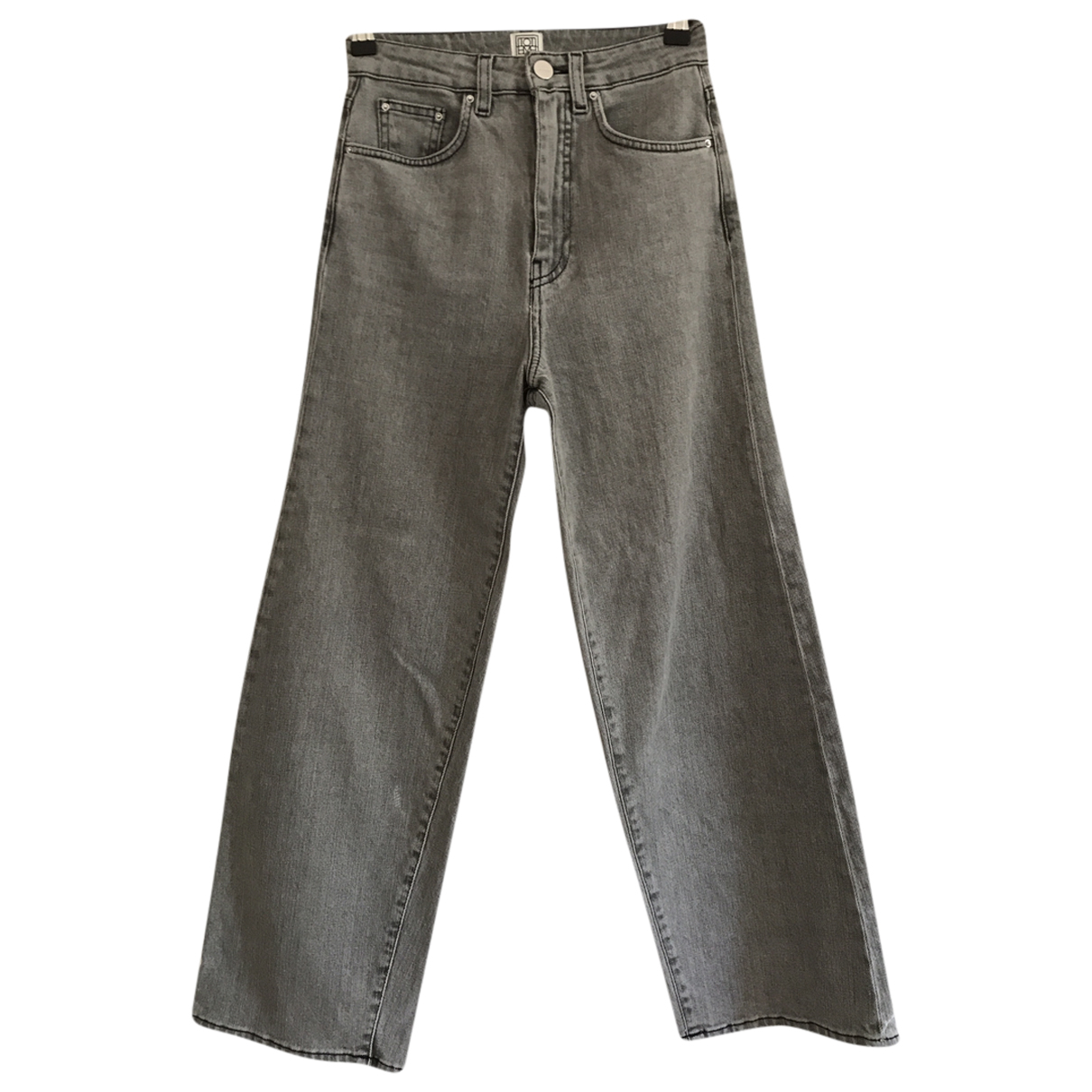 Pre-owned Totãªme Flair Jeans In Grey 