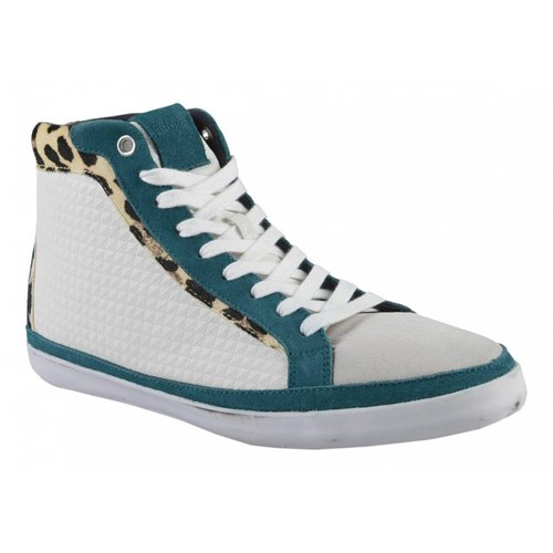 Pre-owned Just Cavalli High Trainers In Multicolour