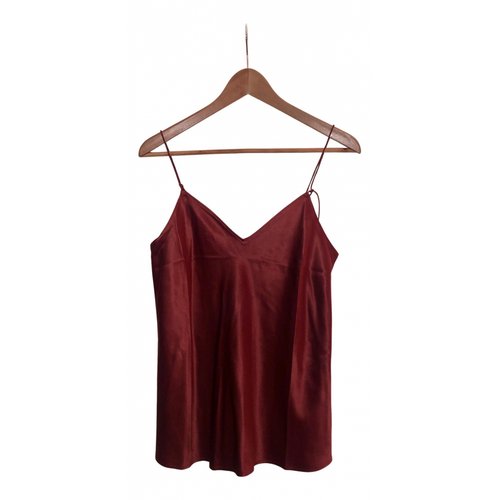 Pre-owned Paige Silk Vest In Red