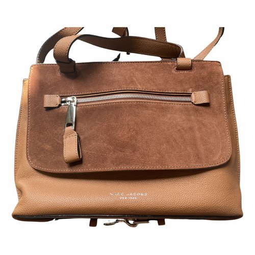 Pre-owned Marc Jacobs Leather Satchel In Camel