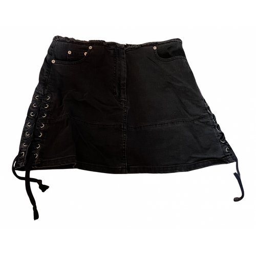 Pre-owned Alexander Mcqueen Mini Skirt In Black