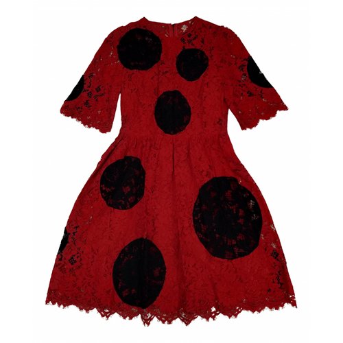 Pre-owned Dolce & Gabbana Mini Dress In Red