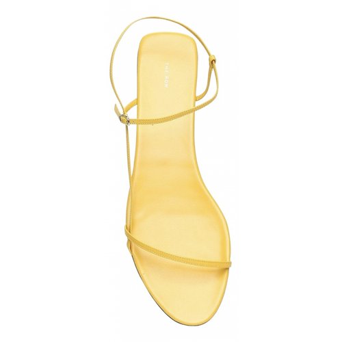 Pre-owned The Row Bare Leather Sandals In Yellow