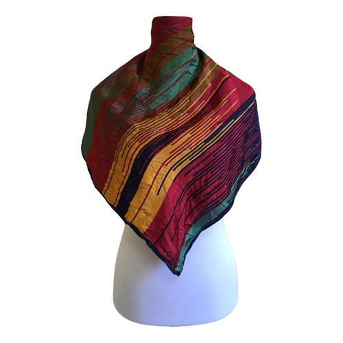 Pre-owned Pierre Cardin Silk Scarf In Multicolour