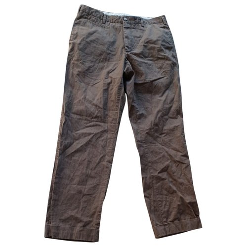 Pre-owned Burberry Trousers In Brown