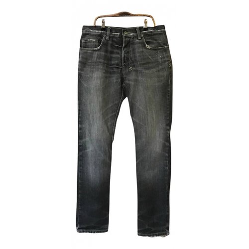 Pre-owned Ksubi Straight Jeans In Black