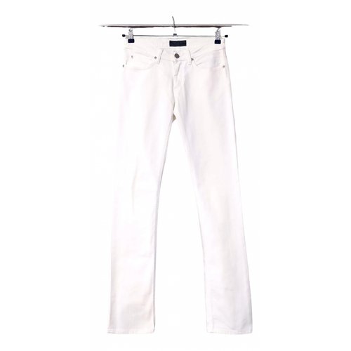Pre-owned Acne Studios Straight Jeans In White
