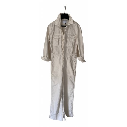 Pre-owned Current Elliott Jumpsuit In White
