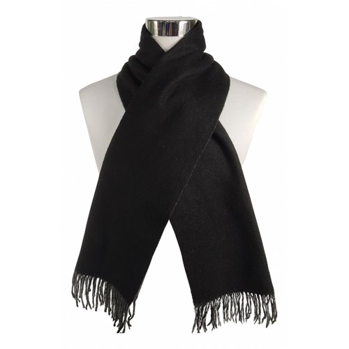 Pre-owned Saint Laurent Cashmere Scarf In Black