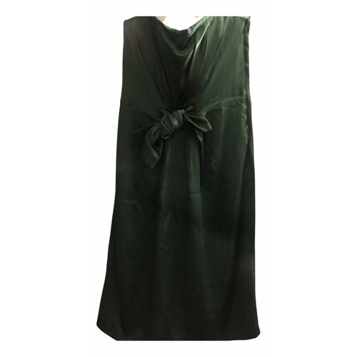 Pre-owned Philosophy Di Alberta Ferretti Silk Mini Dress In Green