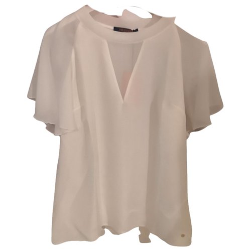 Pre-owned Trussardi Blouse In White