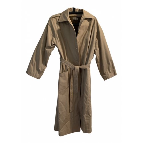 Pre-owned Ted Lapidus Trench Coat In Ecru