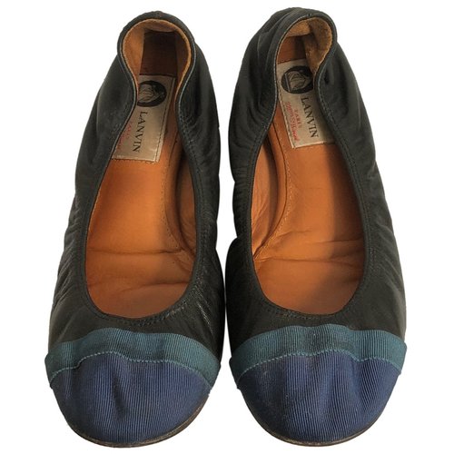 Pre-owned Lanvin Leather Ballet Flats In Multicolour