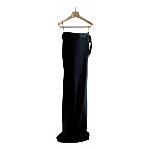 Pre-owned Tom Ford Silk Maxi Dress In Black
