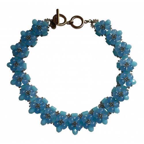 Pre-owned Max & Co Necklace In Blue