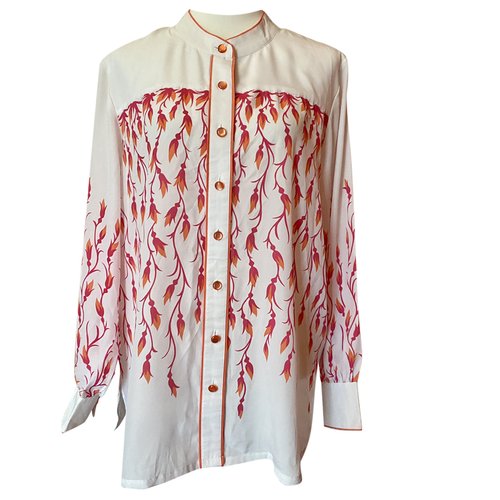 Pre-owned Bob Mackie Blouse In White
